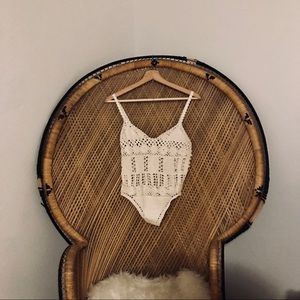 She Made Me Crochet One Piece Swimsuit